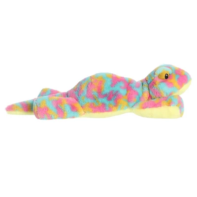 Aurora Large Gecko Snoozles Laid-back Stuffed Animal Blue 19" 2 Aurora Large Gecko Snoozles Laid-back Stuffed Animal Blue 19" - Image 2