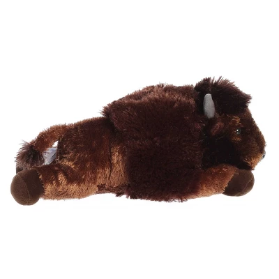 Aurora Flopsie 12" Bison Brown Stuffed Animal 2 Aurora Flopsie 12" Bison Brown Stuffed Animal - Image 2