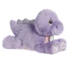 Aurora Small Stella Stegosaurus Precious Moments Inspirational Stuffed Animal Purple 8.5"