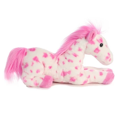 Aurora Flopsie 12" Dolly Pinto Horse Pink Stuffed Animal 2 Aurora Flopsie 12" Dolly Pinto Horse Pink Stuffed Animal - Image 2