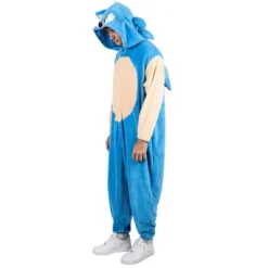 Sonic The Hedgehog Sonic Adult Hooded Kigurumi Onesie Costume Union Suit -Toys Sale Store GUEST 585302bd 6802 49f2 9b67 e11d641f2bc8