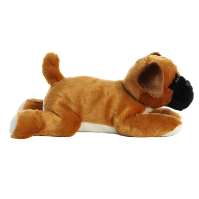 Aurora Flopsie 12" Chad Boxer Brown Stuffed Animal 2 Aurora Flopsie 12" Chad Boxer Brown Stuffed Animal - Image 2