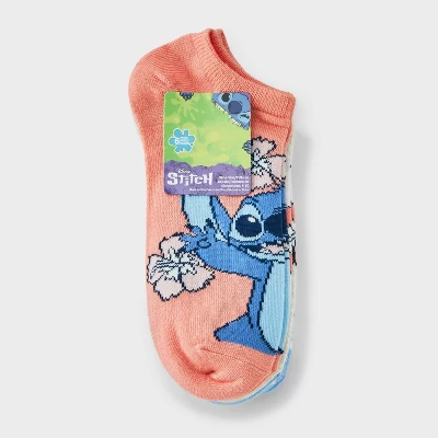 Disney Women's Lilo & Stitch 6pk Low Cut Socks - Assorted Color 4-10: Polyester Spandex Blend, Knit Fabric, Machine Washable 1 Disney Women's Lilo & Stitch 6pk Low Cut Socks - Assorted Color 4-10: Polyester Spandex Blend, Knit Fabric, Machine Washable
