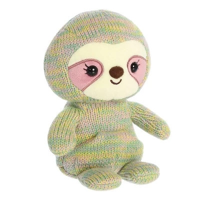 Aurora Medium Sloth Cozyroos Snuggly Stuffed Animal Green 9.5" 1 Aurora Medium Sloth Cozyroos Snuggly Stuffed Animal Green 9.5"