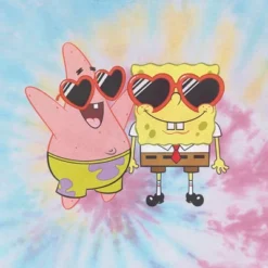 Men's SpongeBob SquarePants Patrick In Heart-Shaped Sunglasses T-Shirt