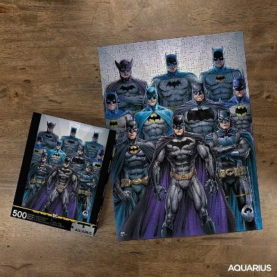 Aquarius Puzzles DC Comics Batman Batsuits 500 Piece Jigsaw Puzzle 2 Aquarius Puzzles DC Comics Batman Batsuits 500 Piece Jigsaw Puzzle - Image 2