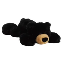 Aurora Bear 12" Hugga-Wug Bear Black Stuffed Animal