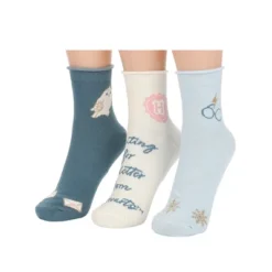 Harry Potter Hogwarts Holiday Womens Casual Quarter Crew Socks 3 Pack -Toys Sale Store GUEST 643a5e62 ccc7 443f b218 df1a2ef6b1a6