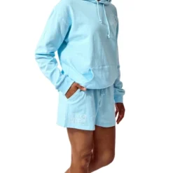 SANRIO Hello Kitty Women's Aqua Blue Hoodie & Shorts Set -Toys Sale Store GUEST 6479b86d 5e3e 46fe b1c5 10aeca1a9058