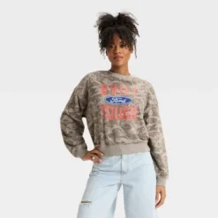 Women's Built Tough Ford Graphic Sweatshirt - Brown -Toys Sale Store GUEST 6735ade0 8968 4f3b bf7f 45acd1024a7c