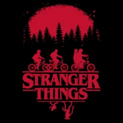 Men's Stranger Things Upside Down Poster T-Shirt