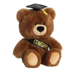 Aurora Graduation 10.5" Hugga-Wug Bear Brown Stuffed Animal
