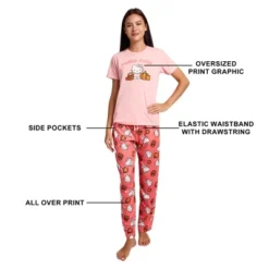 SANRIO Hello Kitty Apples & Pumpkins Women’s Pajama Set