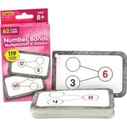 Edupress Number Bonds Multiplication And Division Flash Cards