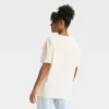 Women's Mustang Oversized Graphic T-Shirt - Off-White