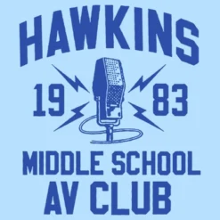 Men's Stranger Things Hawkins AV Club 1983 T-Shirt