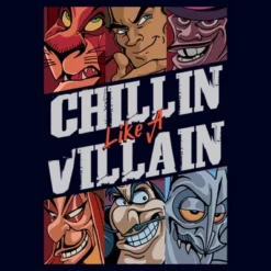 Men's Disney Chillin' Like A Villain T-Shirt