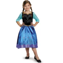 Frozen Anna Traveling Classic GIrls' Costume, X-Small (3T-4T)