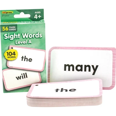 Edupress Sight Words - Beginning Words (Level A) Flash Cards 2 Edupress Sight Words - Beginning Words (Level A) Flash Cards - Image 2