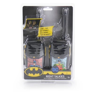 Batman Night Action 2-in-1 Walkie Talkies With Built-in Flashlight 3 Batman Night Action 2-in-1 Walkie Talkies With Built-in Flashlight - Image 3