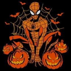 Mens Marvel: Spider-Man Jack-O-Lantern Spideyween T Shirt