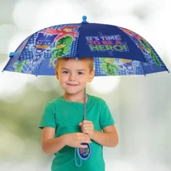 PJ Masks Boy's Clear Bubble Umbrella, Kids Age 3-6