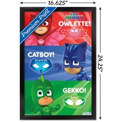 Trends International PJ Masks - Trio Framed Wall Poster Prints 2 Trends International PJ Masks - Trio Framed Wall Poster Prints - Image 2