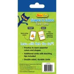 Teacher Created Resources Pete The Cat Shapes & Colors Flash Cards