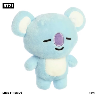 Aurora Small KOYA BT21 Lovable Stuffed Doll Blue 9" 1 Aurora Small KOYA BT21 Lovable Stuffed Doll Blue 9"