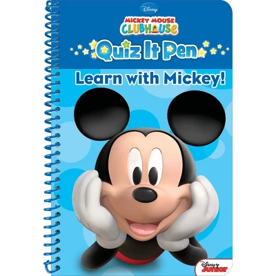 Pi Kids Disney Mickey Mouse Clubhouse Mickey & Minnie Mouse Deluxe Quiz It Pen With 4 Books And Bonus Stickers 3 Pi Kids Disney Mickey Mouse Clubhouse Mickey & Minnie Mouse Deluxe Quiz It Pen With 4 Books And Bonus Stickers - Image 3