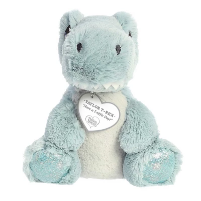 Aurora Small Taylor T-Rex Precious Moments Inspirational Stuffed Animal Blue 7.5" 1 Aurora Small Taylor T-Rex Precious Moments Inspirational Stuffed Animal Blue 7.5"
