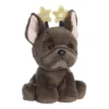 Aurora Medium Black Holiday Holiday Cheer 7.5" Jody French Bulldog Festive Stuffed Animal