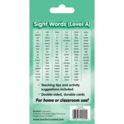 Edupress Sight Words - Beginning Words (Level A) Flash Cards