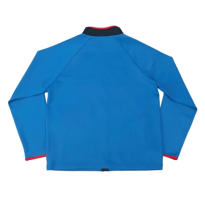 Ted Lasso AFC Richmond Logo Long Sleeve Men's Blue Zip-Up Cosplay Soccer Jacket 4 Ted Lasso AFC Richmond Logo Long Sleeve Men's Blue Zip-Up Cosplay Soccer Jacket - Image 4