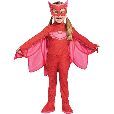 Disguise Toddler Girls' PJ Masks Deluxe Light-Up Gekko Jumpsuit Costume - Size 4-6 - Red 1 Disguise Toddler Girls' PJ Masks Deluxe Light-Up Gekko Jumpsuit Costume - Size 4-6 - Red