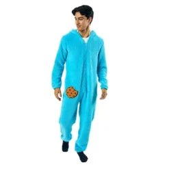 Sesame Street Cookie Monster Onesie Costume Union Suit With Hood -Toys Sale Store GUEST 91a0edc0 6085 467e 86cd e45504771988