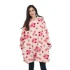 Adult Kirby Oversized Hoodie Blanket Wearable Blanket-OSFA