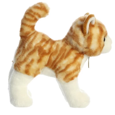 Aurora Miyoni 10" Orange Tabby Cat Orange Stuffed Animal 2 Aurora Miyoni 10" Orange Tabby Cat Orange Stuffed Animal - Image 2