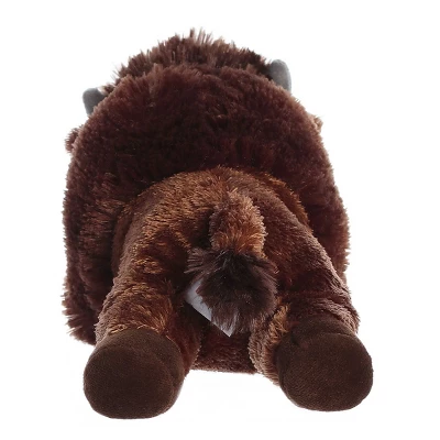 Aurora Flopsie 12" Bison Brown Stuffed Animal 3 Aurora Flopsie 12" Bison Brown Stuffed Animal - Image 3