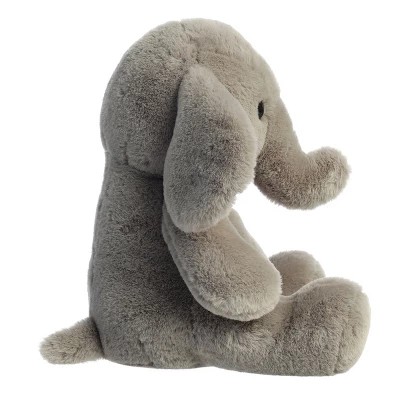 Aurora Valentines 13" Lola Elephant Grey Stuffed Animal 2 Aurora Valentines 13" Lola Elephant Grey Stuffed Animal - Image 2