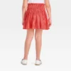Girls' Hello Kitty Ruched Waist Skirt - Red