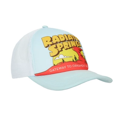 Disney Pixar Cars Disney Radiator Springs Light Blue Trucker Hat 2 Disney Pixar Cars Disney Radiator Springs Light Blue Trucker Hat - Image 2