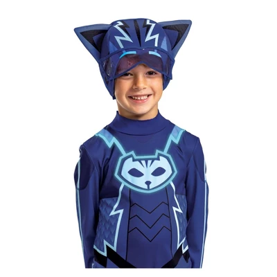 Hasbro Toddler PJ Masks Catboy Classic Halloween Costume Jumpsuit With Headpiece 4-6 2 Hasbro Toddler PJ Masks Catboy Classic Halloween Costume Jumpsuit With Headpiece 4-6 - Image 2
