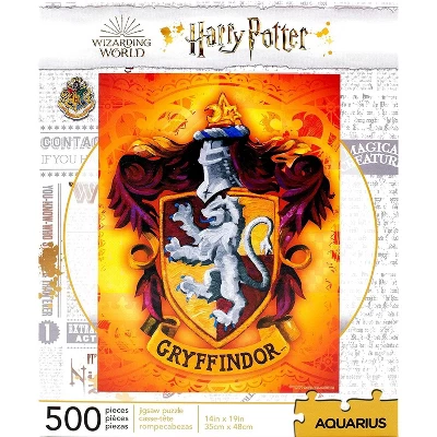 Aquarius Puzzles Harry Potter Gryffindor Logo 500 Piece Jigsaw Puzzle 1 Aquarius Puzzles Harry Potter Gryffindor Logo 500 Piece Jigsaw Puzzle