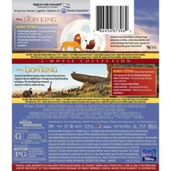 Disney Lion King 2019 + Animated: 2-Movie Collection