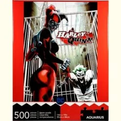 Aquarius Puzzles DC Comics Harley Quinn & Joker 500 Piece Jigsaw Puzzle