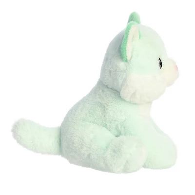 Aurora Small Neo Kitty Eco Nation Eco-Friendly Stuffed Animal Green 7" 2 Aurora Small Neo Kitty Eco Nation Eco-Friendly Stuffed Animal Green 7" - Image 2
