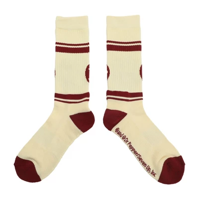 Dr Pepper Vintage Soda Logo Men's Casual Crew Socks 3 Dr Pepper Vintage Soda Logo Men's Casual Crew Socks - Image 3