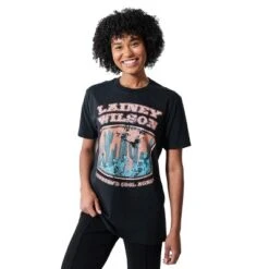 Lainey Wilson Country's Cool Again Women's Charcoal Crew Neck Short Sleeve T-shirt -Toys Sale Store GUEST a3bc76d4 fd10 430c 9045 3d816223247f