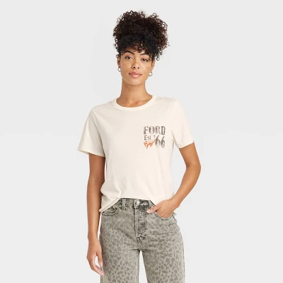 Women's Ford 66 Wild West Short Sleeve Graphic T-Shirt - Ivory 3 Women's Ford 66 Wild West Short Sleeve Graphic T-Shirt - Ivory - Image 3